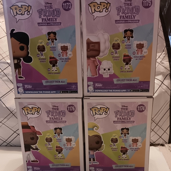 DISNEYS THE PROUD FAMILY FUNKO POP! SET OF 4 NIB. - Picture 6 of 10